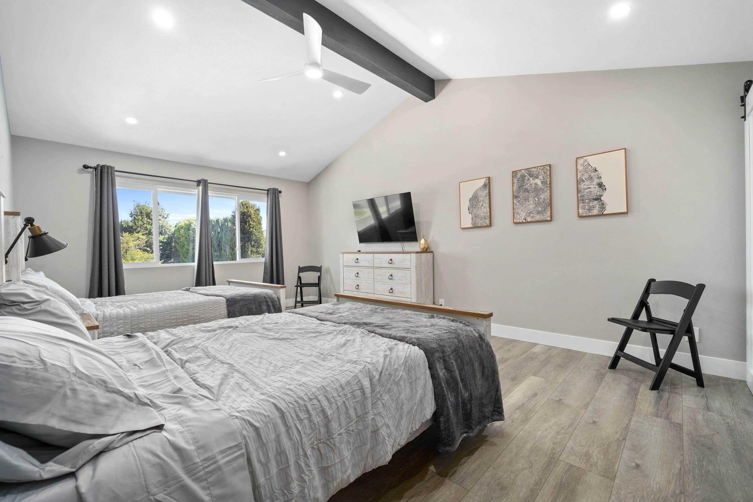 An image of a living room at the connections mental health house in villa park, california
