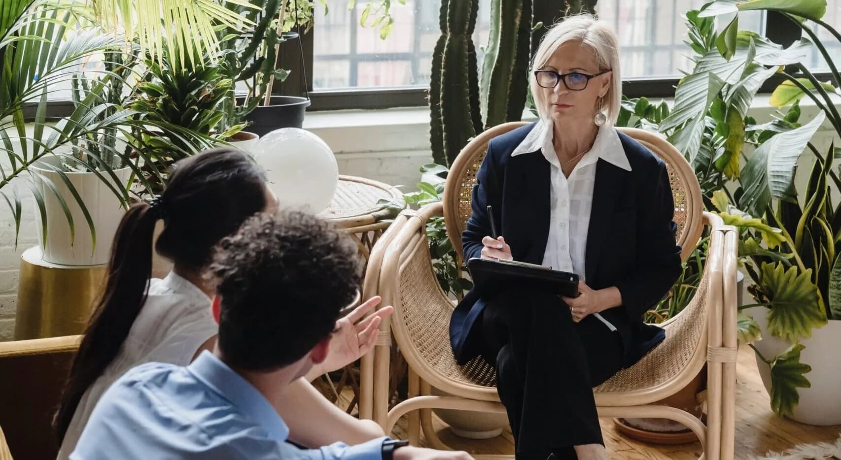 group therapy session representing psychiatric intervention